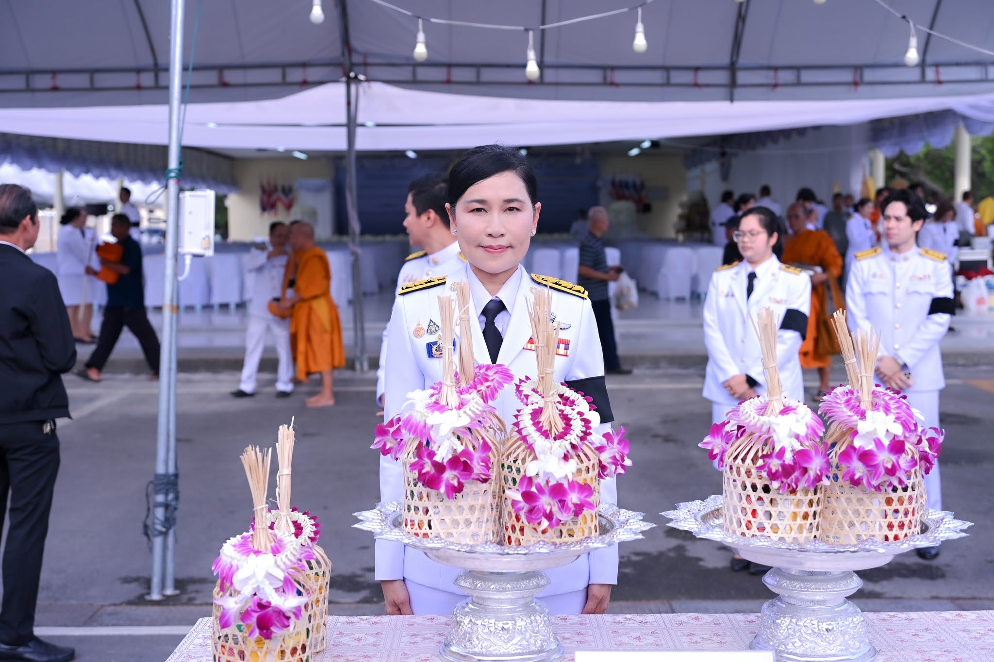 title - ส.ป.ก.นครปฐม เข้าร่วมพิธีเจริญพระพุทธมนต์ และทำบุญตักบาตรถวายพระราชกุศลแด่ สมเด็จพระนางเจ้าสิริกิติ์ พระบรมราชินีนาถ พระบรมราชชนนีพันปีหลวง เนื่องในโอกาสวันคล้ายวันพระราชสมภพ และวันแม่แห่งชาติ 12 สิงหาคม 2569